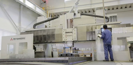 Large-scale machining center Mitsubishi MVR-40